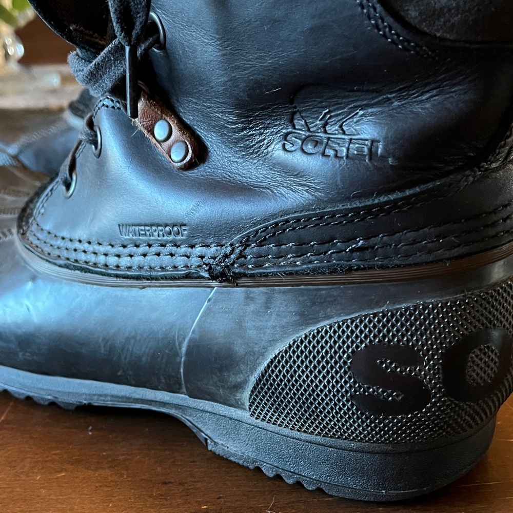 Sorel Men's Black Waterproof Boots - Picture 2 of 6